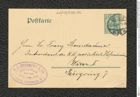 Nachlass Franz Steindachner, Postkarte von G.E. Stechert an Franz Steindachner (12.05.1908), Inv.Nr. 505.02, Seite 1